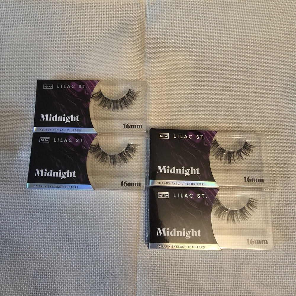 Lilac STREET Midnight Faux Eyelash Clusters - Black